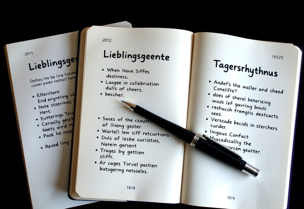 Handgeschriebene Notizen